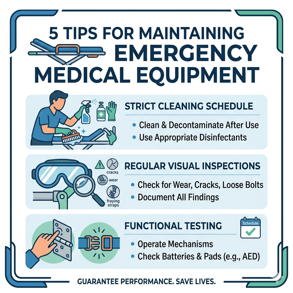 5 Tips for Maintaining Your Emergency Medical Equipment