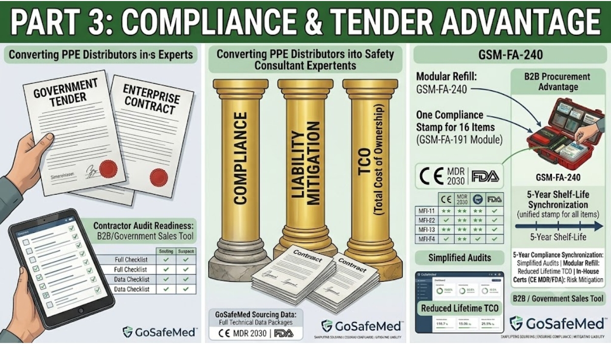 Modular IFAK refills for enterprise and government tenders
