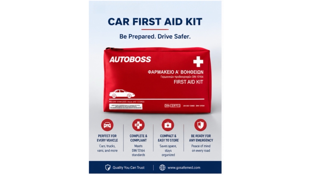 Vehicle first aid kit procurement considerations for European importers including packaging, lead time, and supplier support