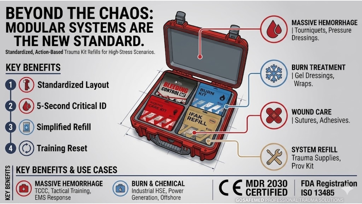 Modular professional trauma bag system